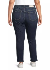 Slink Jeans High-Rise Ankle-Crop Jeans