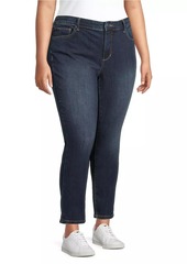 Slink Jeans High-Rise Ankle-Crop Jeans