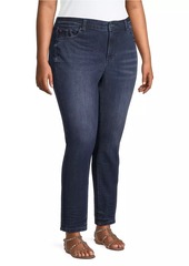 Slink Jeans High-Rise Ankle-Crop Jeans