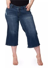 Slink Jeans Rosemary Mid-Rise Crop Jeans