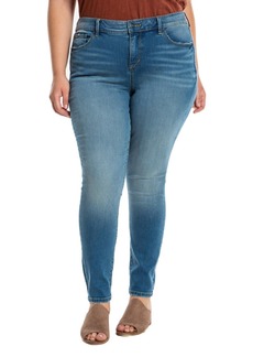 Slink Jeans Plus Size Mid Rise Skinny Jeans - Aimee