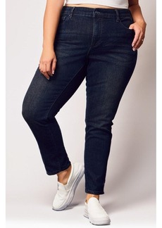 Slink Jeans Plus Size High Rise Ankle Skinny Jeans - Taytum