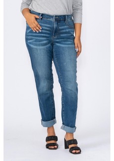 Slink Jeans Plus Size High Rise Boyfriend Jeans - Sandra