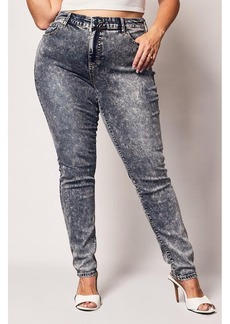 Slink Jeans Plus Size High Rise Skinny Jeans - Hattie