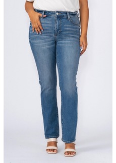 Slink Jeans Plus Size High Rise Straight Jeans - Paris