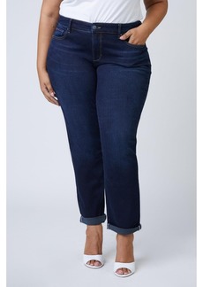 Slink Jeans Plus Size Mid Rise Boyfriend Jeans - Summer