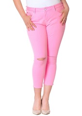 SLINK Jeans Women's Plus Size Neon  Ankle W