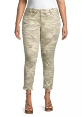 Slink Jeans Twill Camoflauge Ankle Skinny Jeans