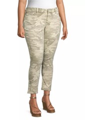 Slink Jeans Twill Camoflauge Ankle Skinny Jeans