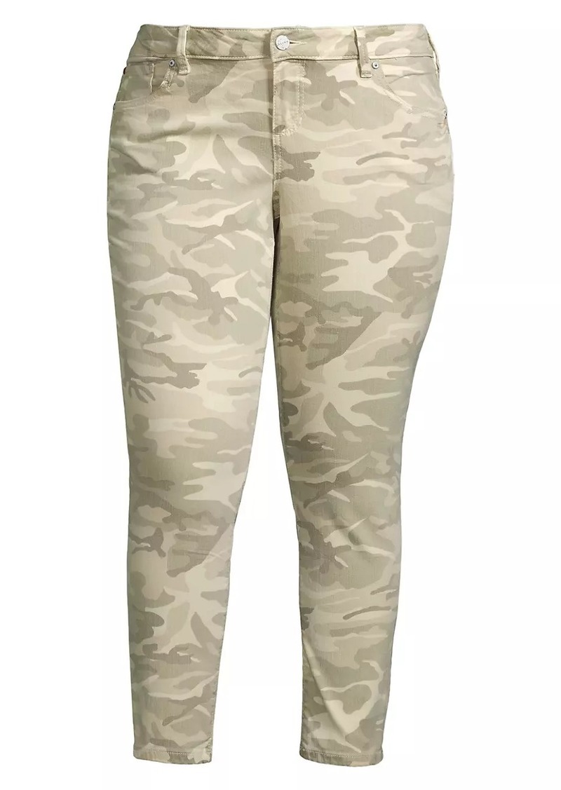 Slink Jeans Twill Camoflauge Ankle Skinny Jeans