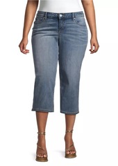 Slink Jeans Wide-Leg Cropped Jeans