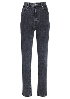 London Distressed High-rise Straight-leg Jeans - 60% Off!