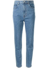 SLVRLAKE Beatnik straight-leg cropped jeans