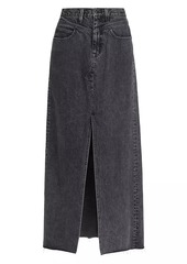 SLVRLAKE Dallas Double Yoke Denim Maxi Skirt