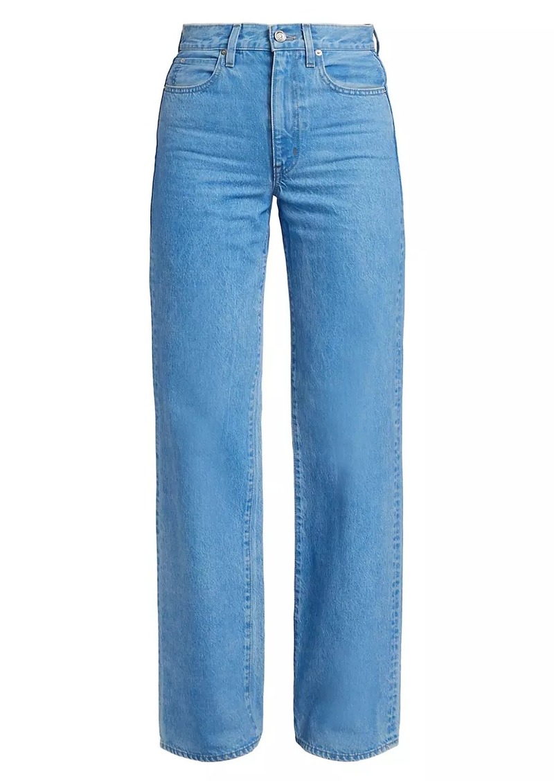SLVRLAKE Grace Mid-Rise Straight Jeans
