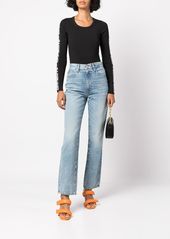 SLVRLAKE high-rise straight-leg jeans