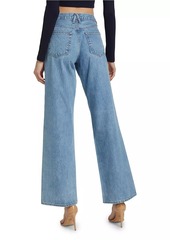 SLVRLAKE Mica Low-Rise Straight Jeans