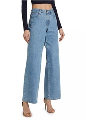 SLVRLAKE Mica Low-Rise Straight Jeans