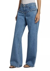 SLVRLAKE Mica Low-Rise Wide-Leg Jeans