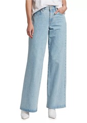 SLVRLAKE Mica Mid-Rise Rigid Wide-Leg Jeans