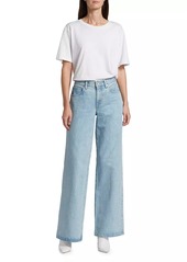 SLVRLAKE Mica Mid-Rise Rigid Wide-Leg Jeans