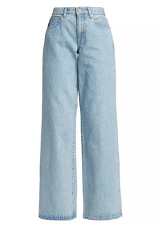 SLVRLAKE Mica Mid-Rise Rigid Wide-Leg Jeans