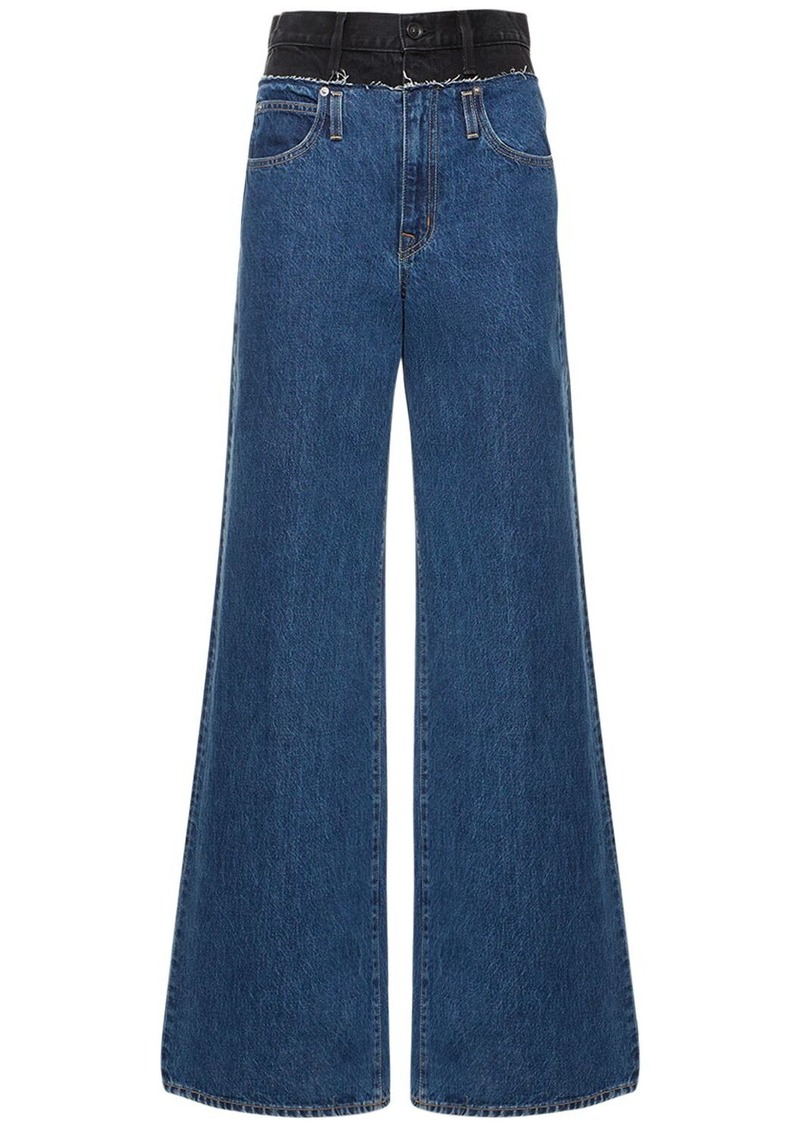 SLVRLAKE Re-worked Eva Double Waistband Jeans