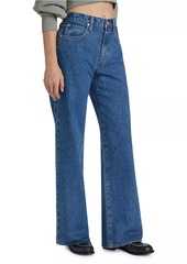 SLVRLAKE Selena Mid-Rise Wide Jeans