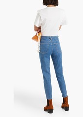 SLVRLAKE - Beatnik cropped mid-rise skinny jeans - Blue - 30