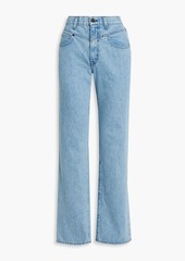 SLVRLAKE - Brooklyn high-rise straight-leg jeans - Blue - 30