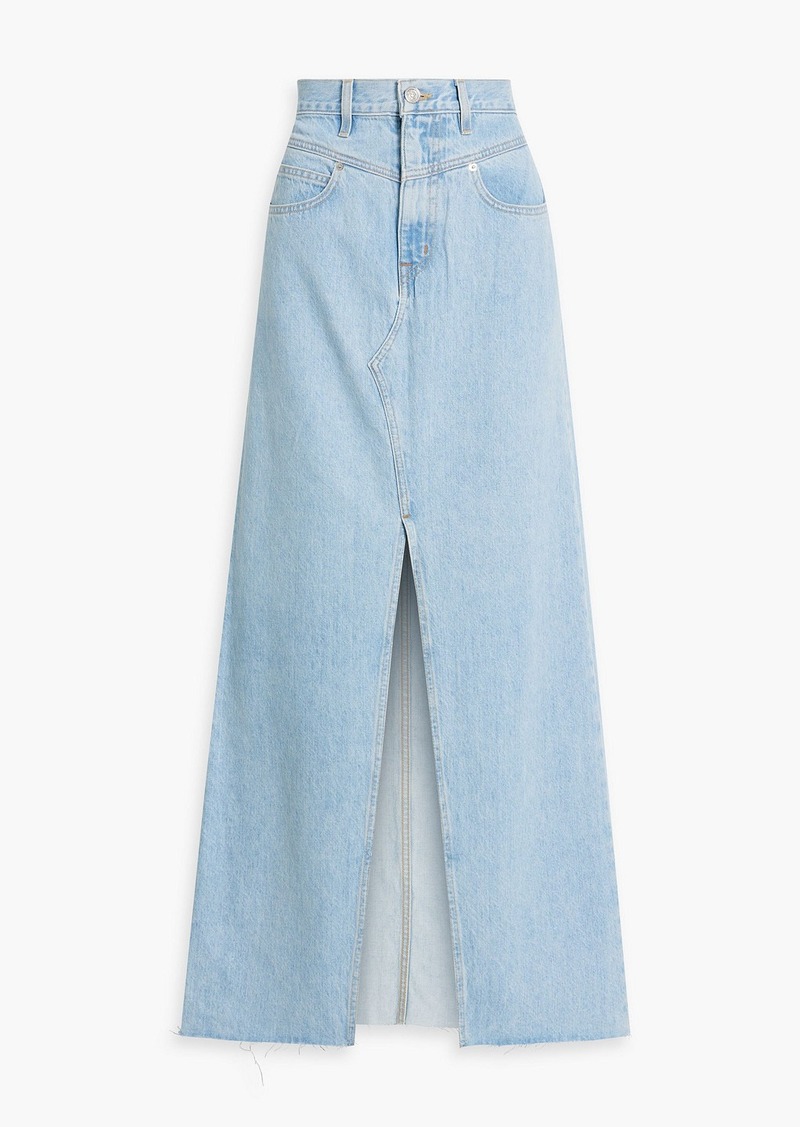 SLVRLAKE - Dallas denim maxi skirt - Blue - 25