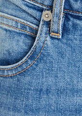 SLVRLAKE - Leila distressed high-rise skinny jeans - Blue - 25