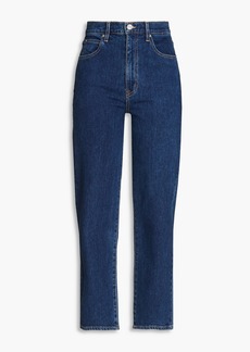 SLVRLAKE - London cropped high-rise straight-leg jeans - Blue - 31