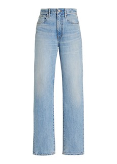 SLVRLAKE - London Rigid High-Rise Straight-Leg Jeans - Light Wash - 28 - Moda Operandi