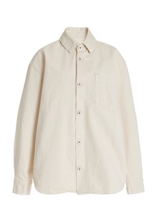 SLVRLAKE - Oversized Denim Shirt - White - L - Moda Operandi