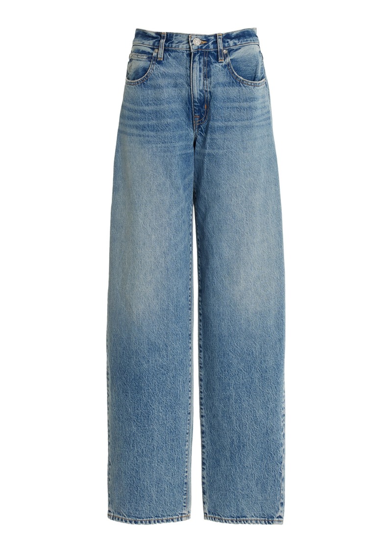 SLVRLAKE - Tess Long Rigid Low-Rise Wide-Leg Jeans - Blue - 23 - Moda Operandi