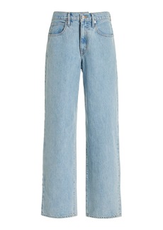 SLVRLAKE - Tess Rigid High-Rise Straight-Leg Jeans - Light Wash - 31 - Moda Operandi