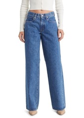 SLVRLAKE Mica Low Rise Wide Leg Organic Cotton Jeans