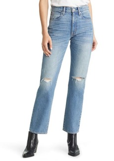 SLVRLAKE Stella High Waist Slim Straight Leg Jeans