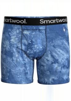 Smartwool Merino 150 Plant-Based Dye Boxer Brief In Light Indigo Marble Wash