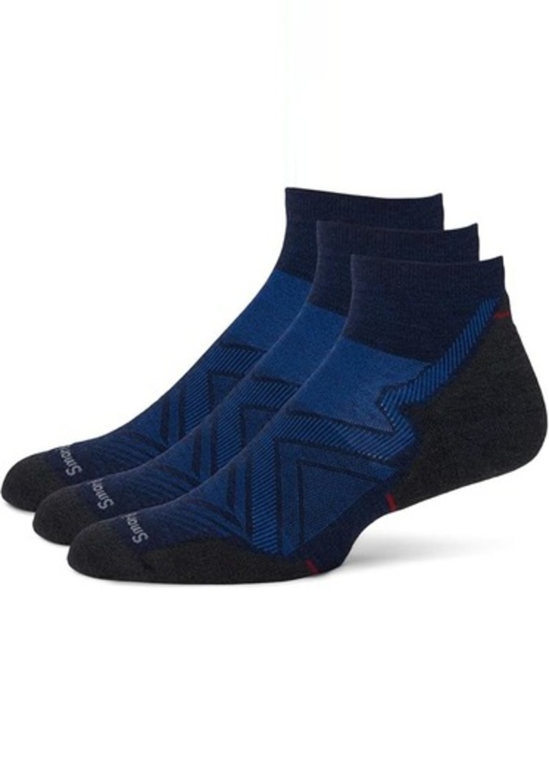 Smartwool Run Targeted Cushion Ankle Socks 3-Pack