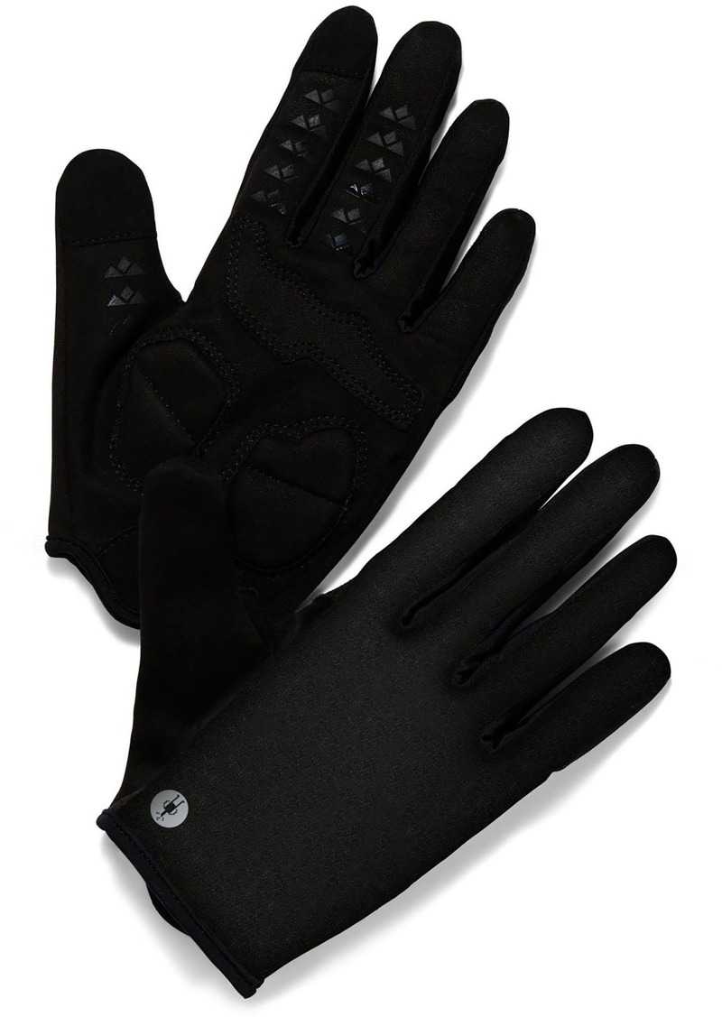 Smartwool Adult Mountain Bike Gloves, Men's, Medium, Black | Father's Day Gift Idea