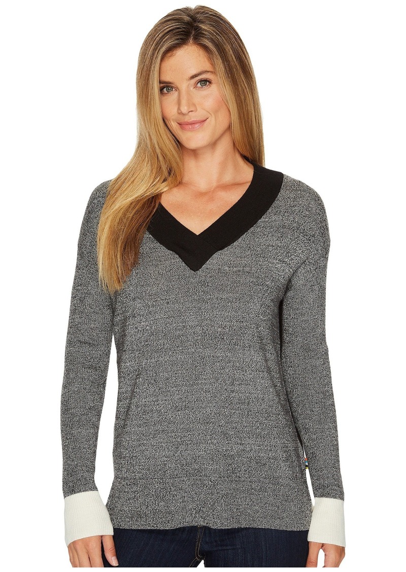 Smartwool Akamina Color Block V-Neck Sweater | Sweaters