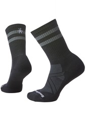 Smartwool Athletic Stripe Crew Sock, Men's, Small, Blue | Father's Day Gift Idea