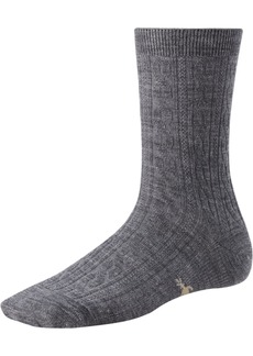 SmartWool Cable II Crew Sock, Men's, Medium, Gray | Father's Day Gift Idea