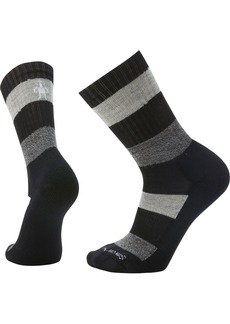 Smartwool Everyday Barnsley Sweater Crew Socks, Men's, Medium, Black | Father's Day Gift Idea