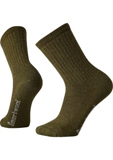 Smartwool Hike Classic Edition Full Cushion Solid Crew Socks, Men's, Small, Green