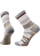 Smartwool Hike Light Cushion Panorama Crew Socks, Men's, Large, Gray | Father's Day Gift Idea