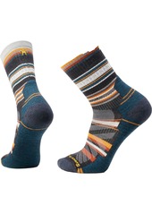 Smartwool Hike Light Cushion Panorama Crew Socks, Men's, Large, Gray | Father's Day Gift Idea