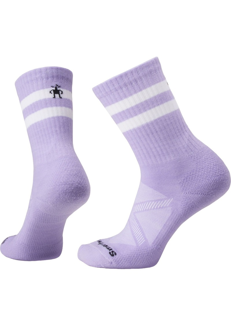 Smartwool Men's Athletic Targeted Cushion Stripe Crew Socks, Large, Purple | Father's Day Gift Idea